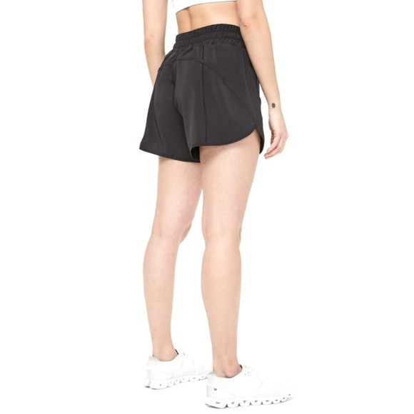 Lululemon Track That Short 5" Mid Rise Round
Hem Elastic Waistband Black 0 - Picture 5 of 9